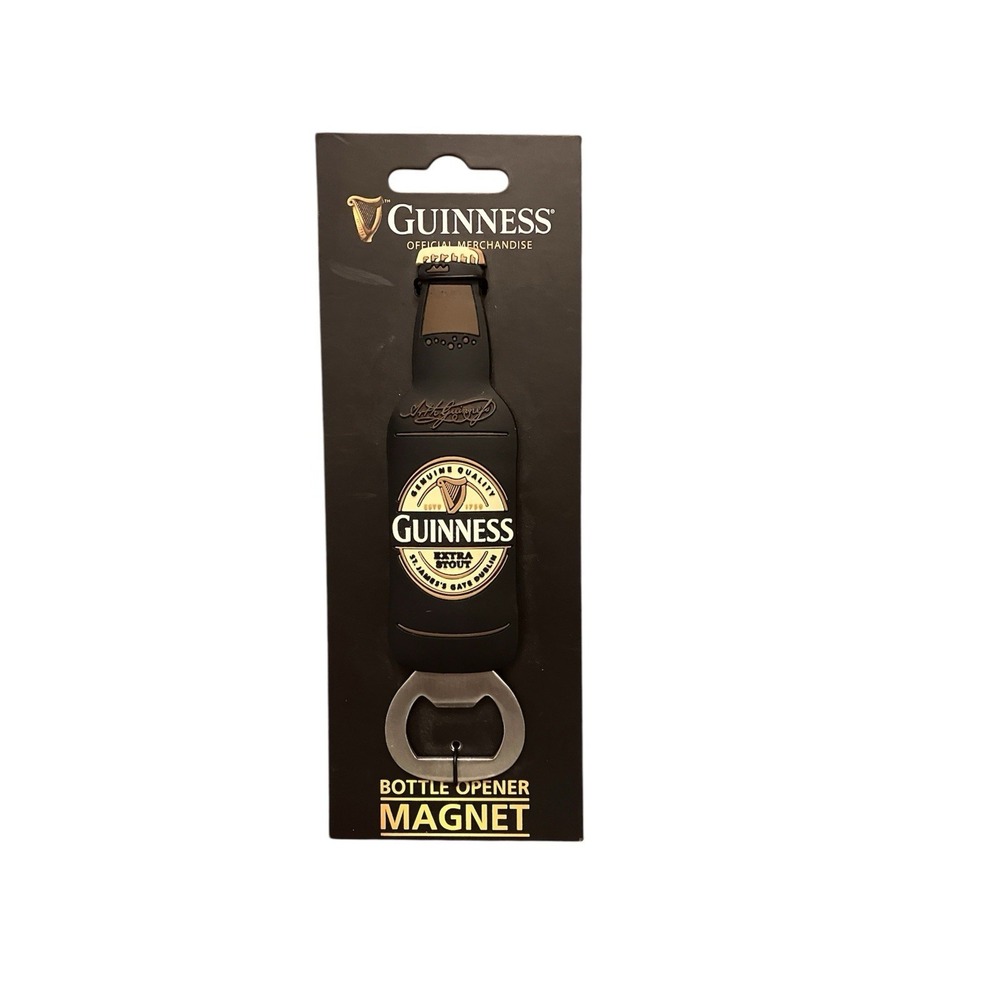 Guinness Bottle Opener Magnet Extra Stout Official Merch‎ NEW Gift